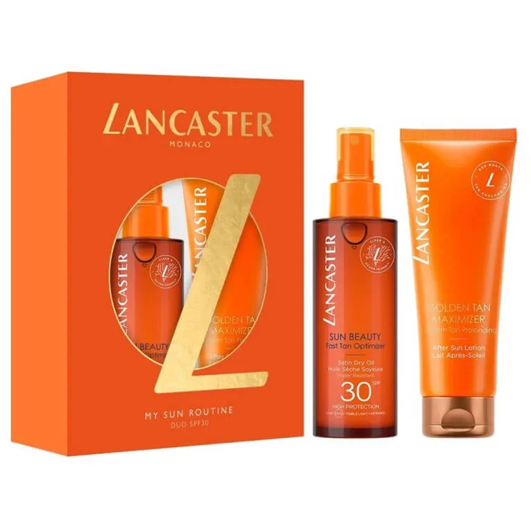 LANCASTER MY SUN ROUTINE ULEI SEC SPF30 150 ml + LOȚIUNE AFTER SUN 125 ml — preț și oferte