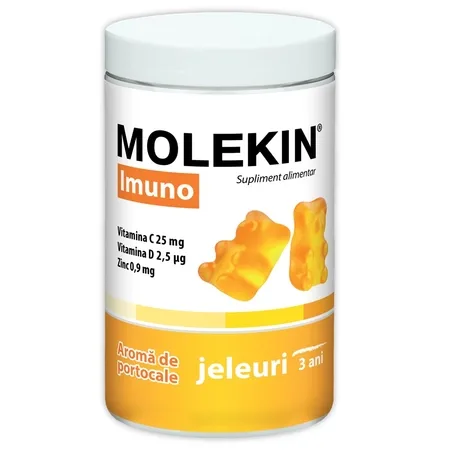 ZDROVIT MOLEKINM IMUNO 3ANI+ PORTOCALE X60 JELEURI NP PHARMA — preț și oferte