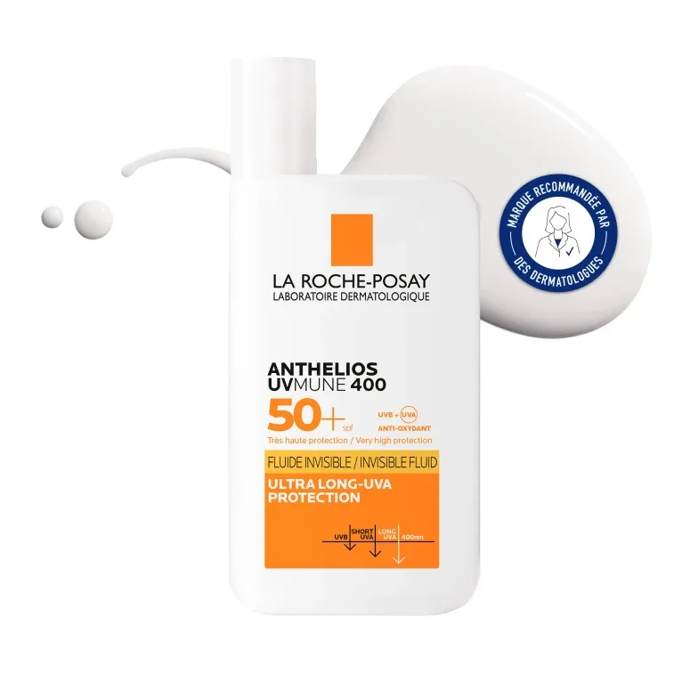 LA ROCHE-POSAY ANTHELIOS SPF50+ FLUID INVISIBIL 50 ML — preț și oferte