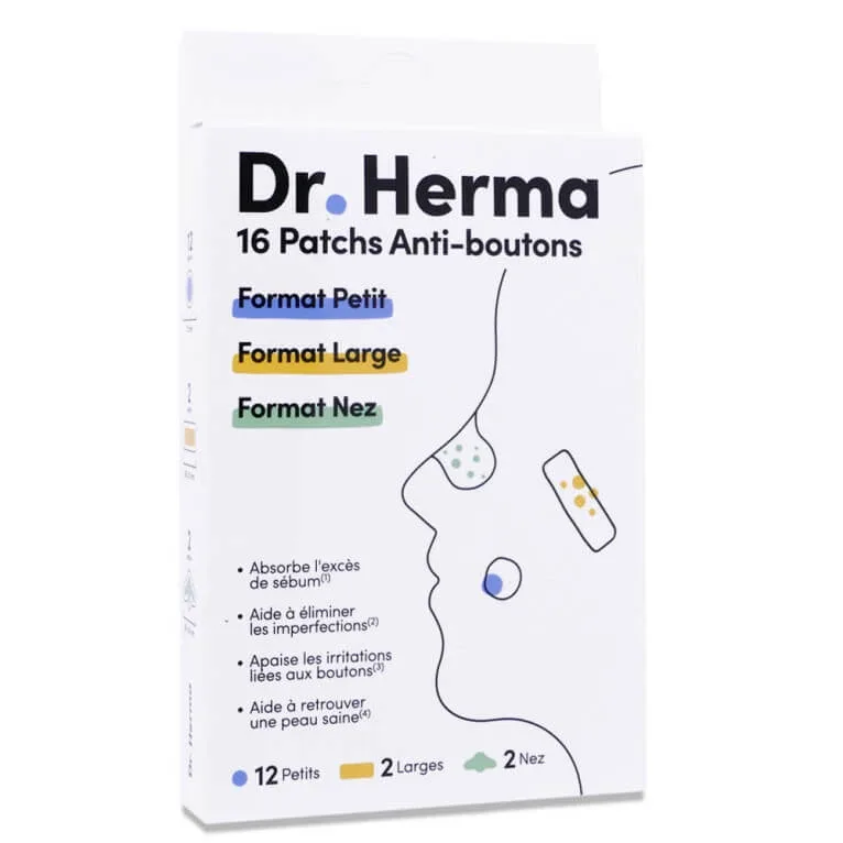 DR HERMA 16 plasturi anti-acnee în diverse formate — preț și oferte