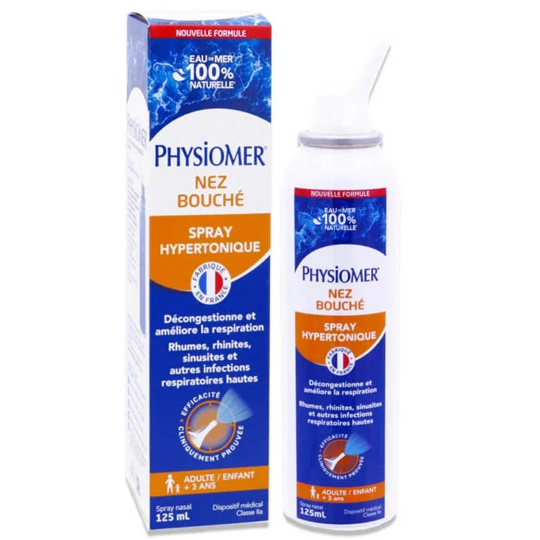 PHYSIOMER PENTRU NAS ÎNFUNDAT – SPRAY HIPERTONIC 125 ML — preț și oferte