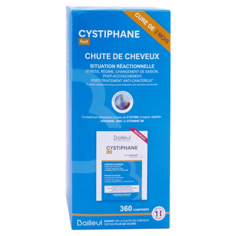 CYSTIPHANE FORT ÎMPOTRIVA CĂDERII PĂRULUI 360 COMPRIMATE — preț și oferte