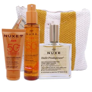 NUXE SET DE TRUSĂ „MY SUMMER ESSENTIALS” CU 3 PRODUSE DE ÎNGRIJIRE