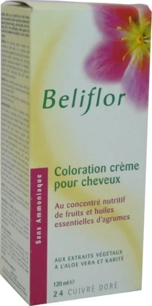 BELIFLOR CREMĂ DE Vopsire 24 CUPRU AURIU 120 ML