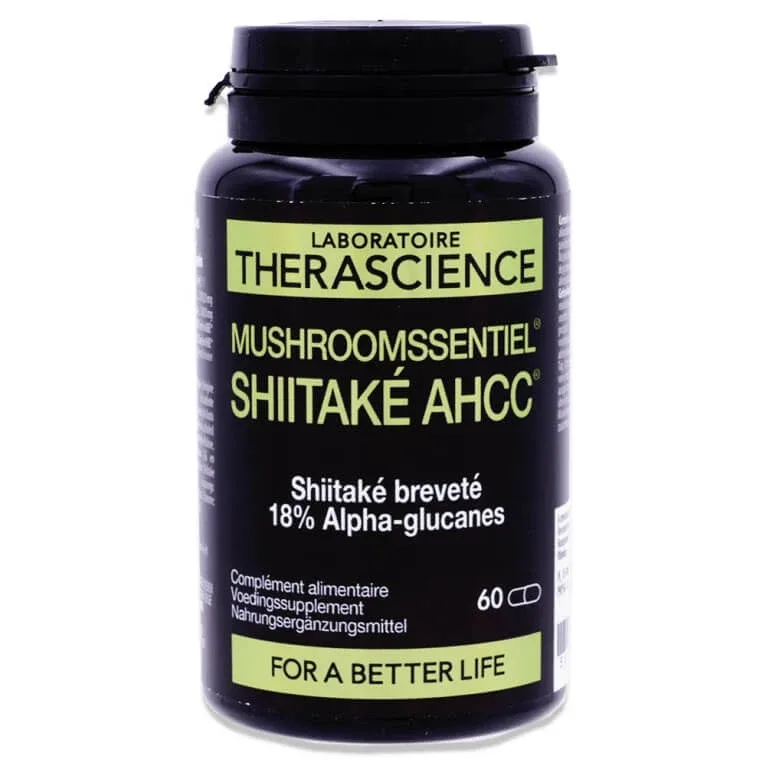 THERASCIENCE MUSHROOMSSENTIEL SHITAKE AHCC 60 CAPSULE — preț și oferte