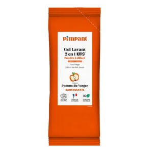 PIMPANT GEL DE CURĂȚARE 2 ÎN 1 PENTRU COPII, MĂR DE GRĂDINĂ, 25 G