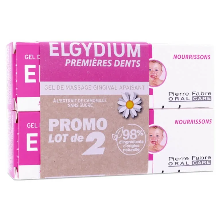 ELGYDIUM PENTRU SUGARII CU PRIMII DINȚI – GEL GINGIVAL 2X15ML — preț și oferte