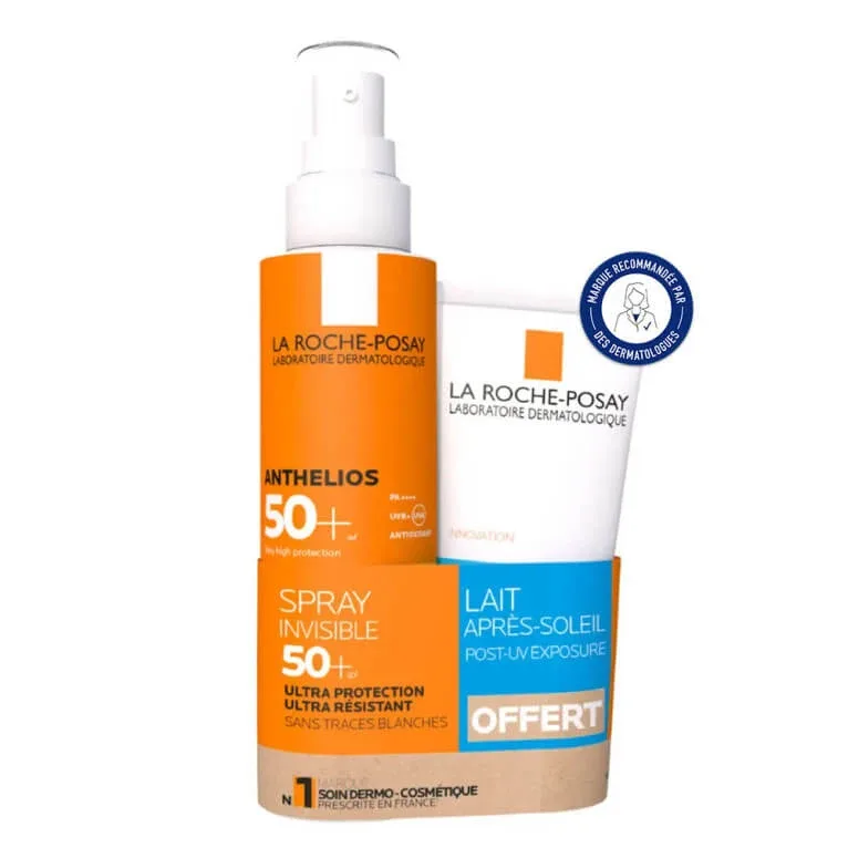 LA ROCHE-POSAY ANTHELIOS SPF50+ SPRAY INVISIBIL + LOȚIUNE DUPĂ EXPUNERE LA SOARE — preț și oferte