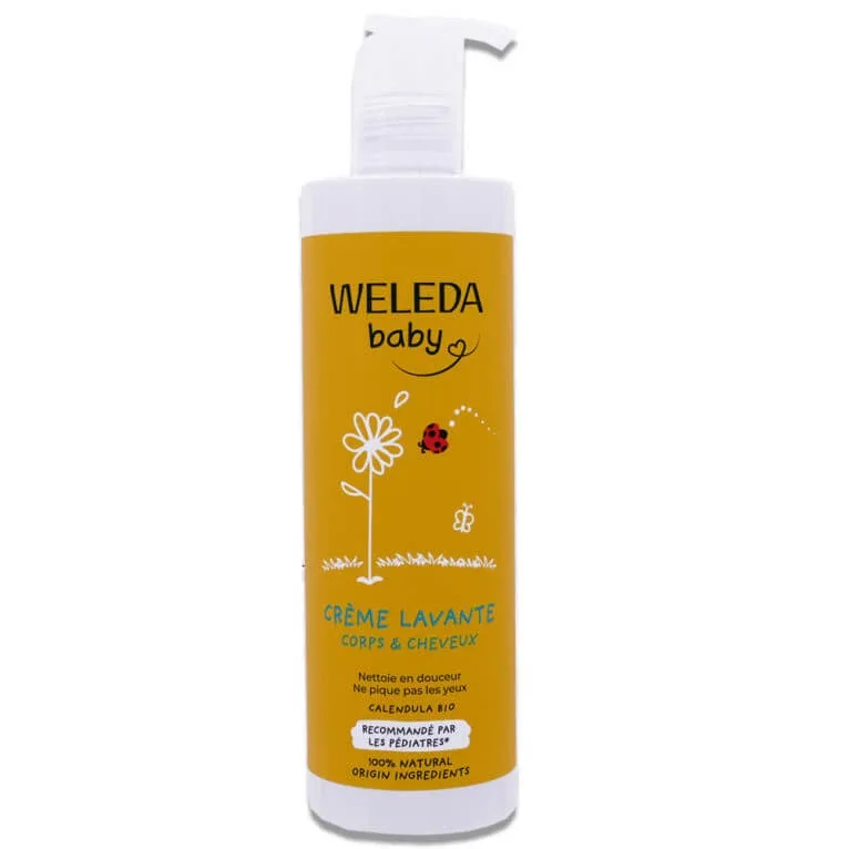 WELEDA BABY CREMĂ DE SPĂLARE PENTRU CORP ȘI PĂR 400 ML — preț și oferte