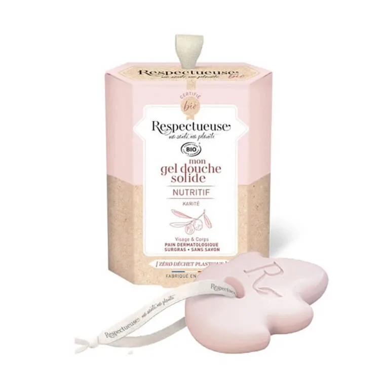 RESPECTUEUSE BIO – GELUL MEU DE DUȘ SOLID ȘI NUTRITIV, 75 G — preț și oferte