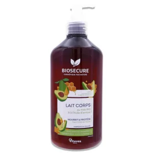 BIOSECURE LAPTE DE CORP CU MIERE ECOLOGICĂ ȘI ULEI DE AVOCAT 500 ML