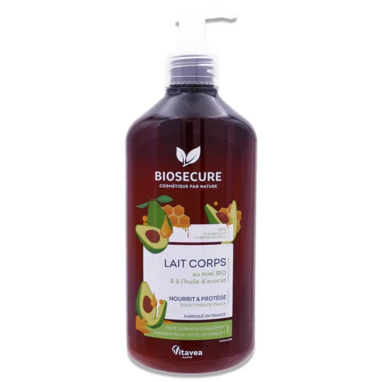 BIOSECURE LAPTE DE CORP CU MIERE ECOLOGICĂ ȘI ULEI DE AVOCAT 500 ML — preț și oferte