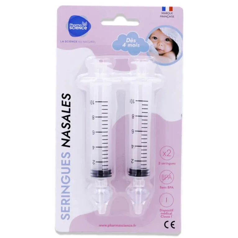 Seringi nazale PHARMASCIENCE – Set de 2 seringi — preț și oferte