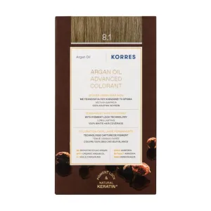 KORRES VOPSEA DE PĂR CU ULEI DE ARGAN 8.1 BLOND DESCHIS CENUȘIU
