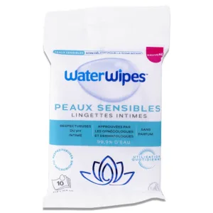WATERWIPES PENTRU PIELE SENSIBILĂ Șervețele intime x10