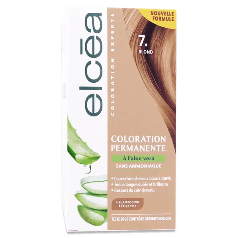 ELCEA VOPSEA PERMANENTĂ ALOE VERA BLOND NR. 7 — preț și oferte