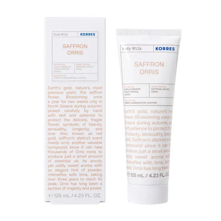 KORRES LOIOTION DE CORP CU ȘOFRAN ȘI IRIS 125 ML — preț și oferte