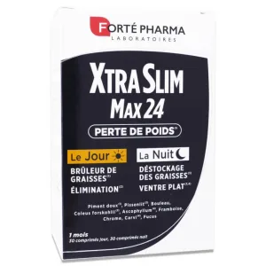 FORTE PHARMA XTRA SLIM MAX 24 SLĂBIRE ZI ȘI NOAPTE 60 DE COMPRIMATE