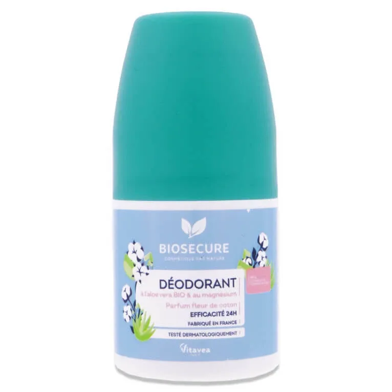 BIOSECURE DEODORANT 24 DE ORE CU PARFUM DE FLOARE DE BUMBAC 50 ML — preț și oferte