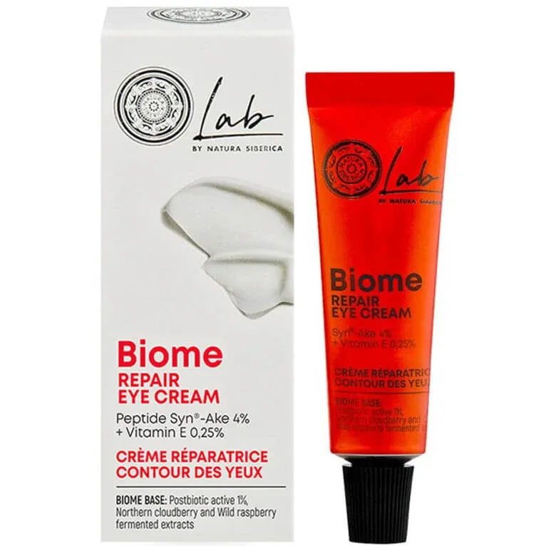 NATURA SIBERICA LAB BIOME Cremă reparatoare pentru conturul ochilor 10 ml — preț și oferte