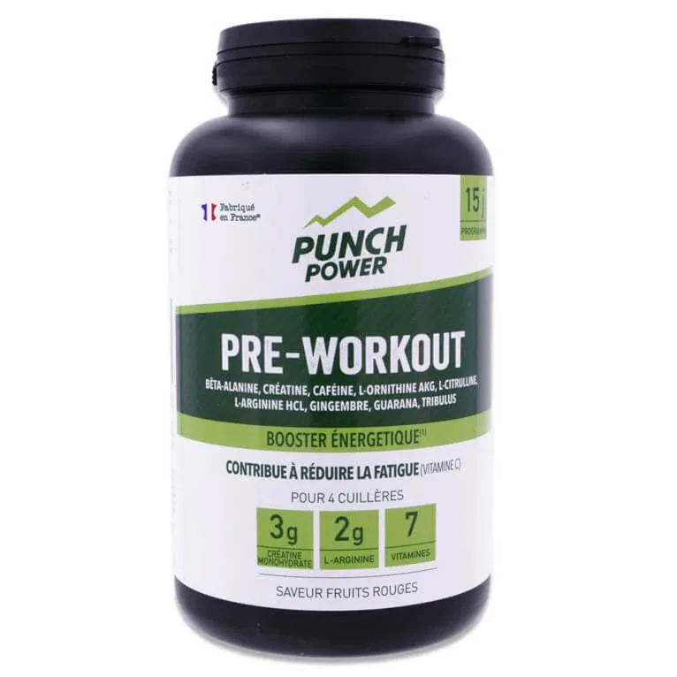 PUNCH POWER PRE WORKOUT, AROMĂ DE FRUCTE ROȘII — preț și oferte