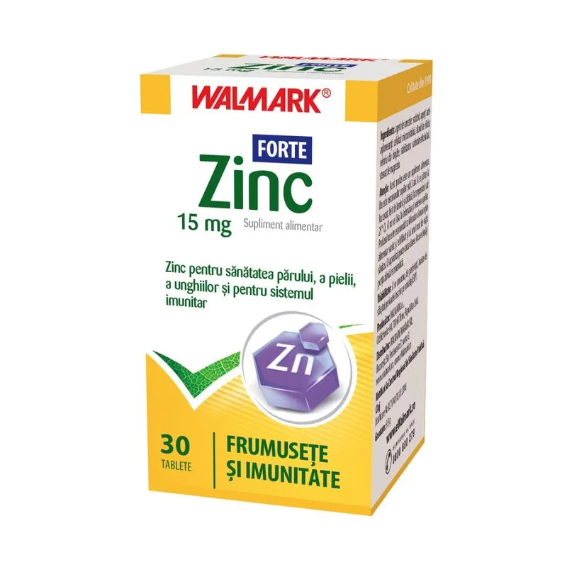 Zinc Forte 15 mg, Walmark | 30 tablete — preț și oferte