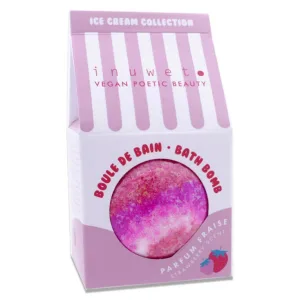 INUWET BILĂ DE BAIE CU PARFUM DE CĂPȘUNI 120 G