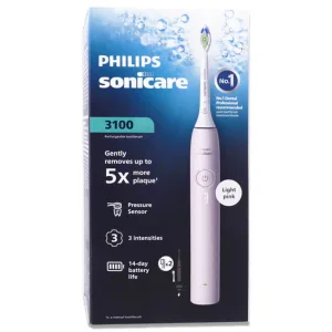 PHILIPS SONICARE 3100 PERIUȚĂ DE DINȚI ELECTRICĂ ROZ DESCHIS