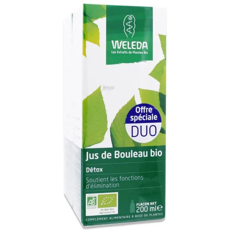 WELEDA SUC DE MESTECĂN ECOLOGIC, SET DE 2 X 200 ML — preț și oferte