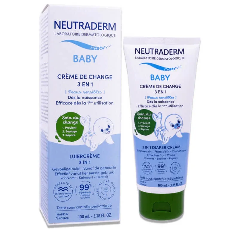 NEUTRADERM BABY CREMĂ PENTRU SCHIMBAREA SCUTECULUI 3 ÎN 1 100 ML — preț și oferte