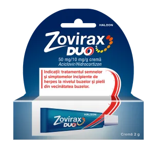 Zovirax Duo crema 50 mg/10 mg/g, Haleon | 2 g