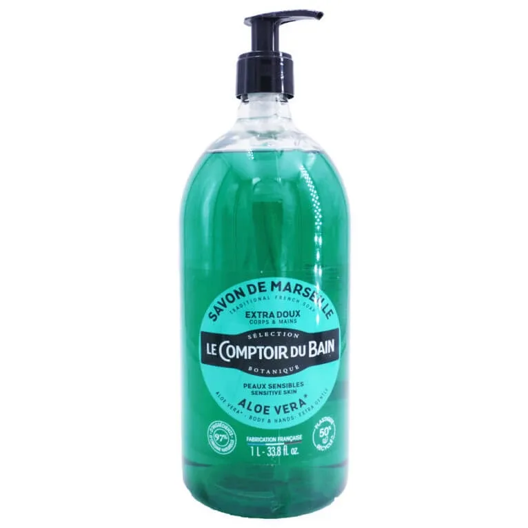 LE COMPTOIR DU BAIN SĂPUN DE MARSEILLE CU ALOE VERA 1 L — preț și oferte