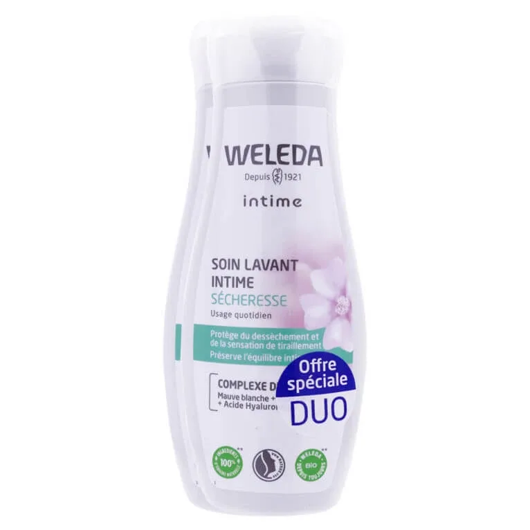 WELEDA PRODUS DE IGIENĂ INTIMĂ PENTRU PIEI USCATE, ECOLOGIC, SET DE 2X200ML — preț și oferte
