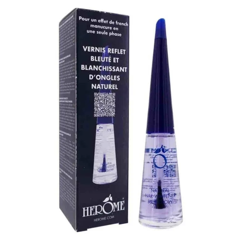 HEROME LAC CU EFECT DE STRĂLUCIRE ALBASTRĂ ȘI DE ALBIRE 10 ML — preț și oferte