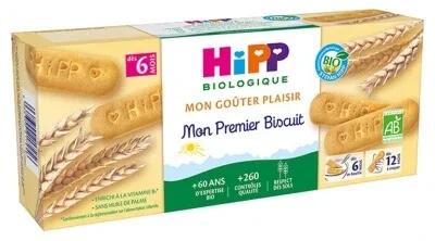 HiPP „Gustarea mea delicioasă” – Primul meu biscuit, de la 6 luni, ecologic, 180 g — preț și oferte