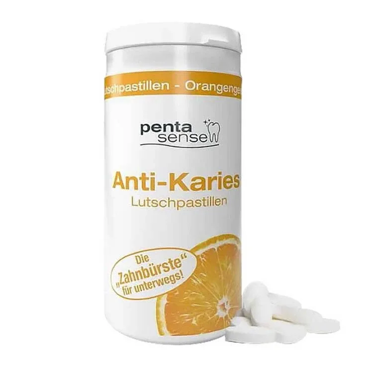 Pastile anti-cariile Penta-Sense cu aromă de portocală, 150 de pastile — preț și oferte