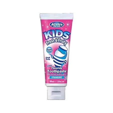 Pasta de dinti pentru copii Active Oral Care Fresh & Fruity, 100 ml, Beauty Formulas — preț și oferte