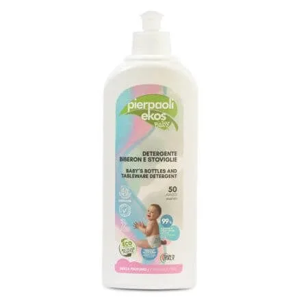 Detergent ecologic pentru vesela, biberoane, fara parfum, 500 ml, Pierpaoli Ekos Baby — preț și oferte