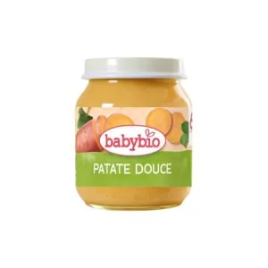 Piure Bio de cartofi dulci, 130, BabyBio