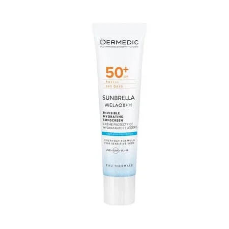 Crema protectie solara cu SPF50+ Invisible Hydrating Sunscreen Sunbrella, 40 ml, Dermedic — preț și oferte