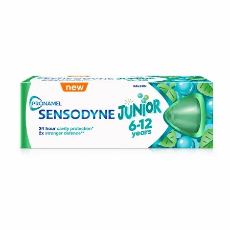 Pasta de dinti cu Fluor Pronamel Junior, 6-12 ani, 75 ml, Sensodyne — preț și oferte