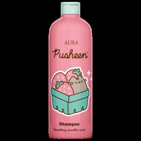 Sampon pentru par Pusheen, Capsuni, 500 ml, Aura — preț și oferte