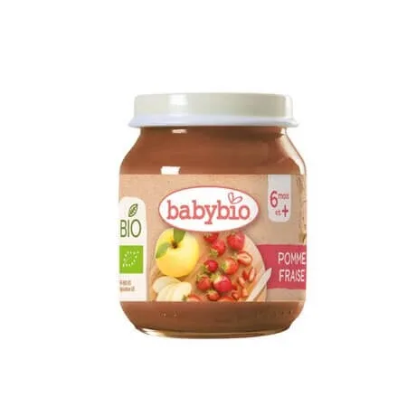 Piure Bio cu Mere, Capsune si Afine, 4 luni +, 130 g, BabyBio — preț și oferte