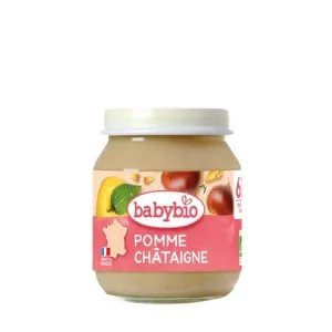 Piure Bio, Mere si Castane, + 6 luni, 130 g, BabyBio
