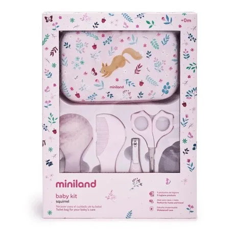 Kit de ingrijire si igiena pentru copii, Squirrel, 0 luni+, Miniland — preț și oferte