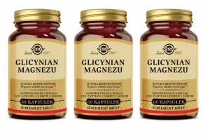 Solgar Glicinat de Magneziu, 3x60 de Capsule