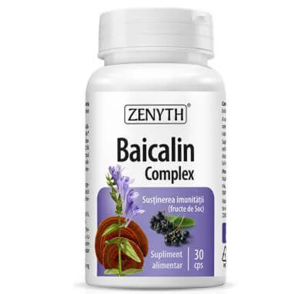 Baicalin Complex, Zenyth | 30 capsule  — preț și oferte