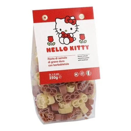 Paste din grau dur si sfecla rosie Hello Kitty, 250 g, Dalla Costa — preț și oferte