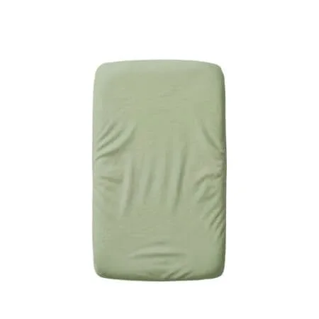 Cearceaf cu elastic dublat 2 in 1 din bumbac, cu interior impermeabil, 50x90 cm, Menta, Twindeco — preț și oferte