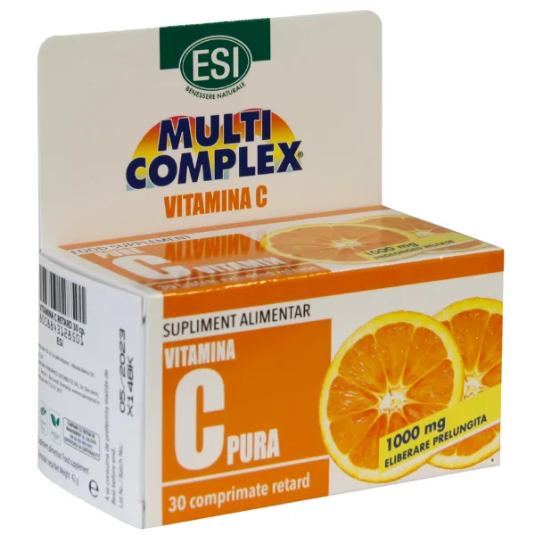 Vitamina C Pura 1000 mg retard, Esi Spa | 30 cps — preț și oferte